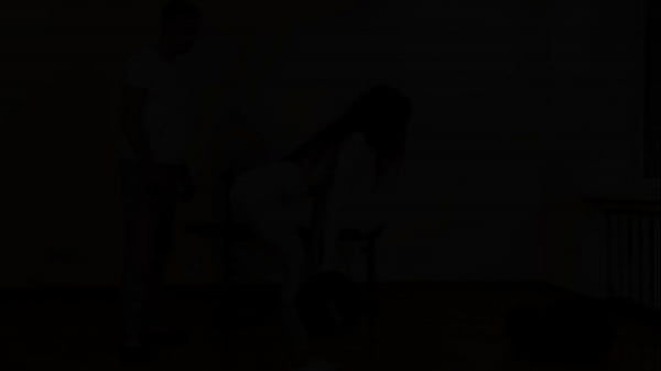 Full Weight Smother Play In Tight Pants Instead Of Exercising