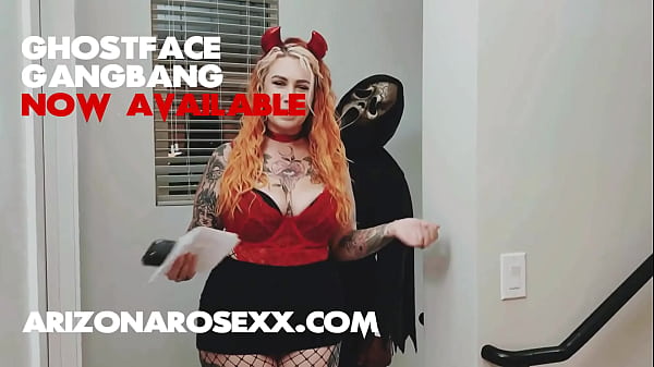 GHOSTFACE MASS FUCKING With Arizona Rose??Available Now??8 Aroused (and Aggressive) Ghostfaces, 1 TRULY Electrified Sexy...