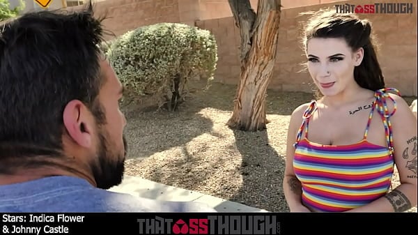 Free Love Hippie Chick Indica Flower Works Before She Sucks Dick And Gets Greased Up Before Bouncing Her Phat Rear Up And Down On Johnny Castles Dick. She Gets Jug Screwed Before