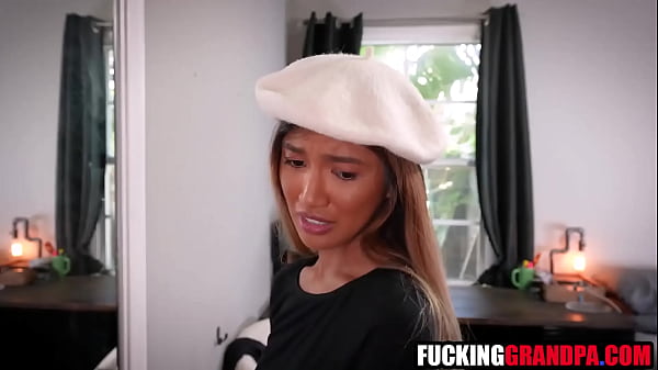 Asian Barely-legal Spends Thanksgiving With Needy Stepgrandpa | Pounded Up Family