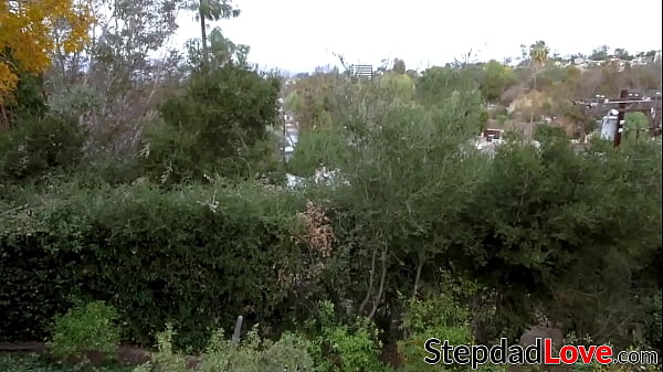 Sultry Cutie Gulps Stepdads Massive Shaft And Bangs Wildly