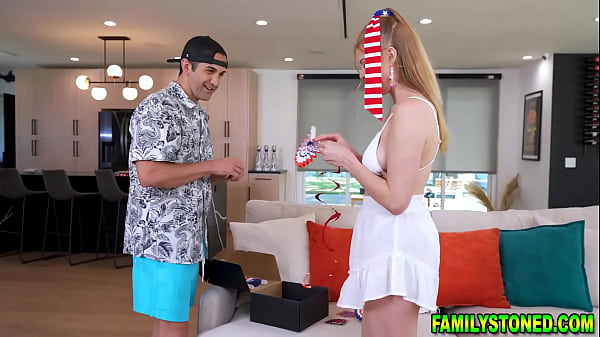 Stepgirl Sahara Skye Lusts To Try The Freedom Fuck And Starts Milking Her Stepdads Boner In The Living Room