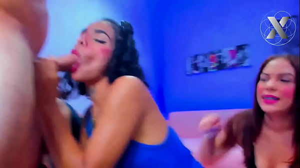 Three Aroused Hoes Rail With Their Classmate