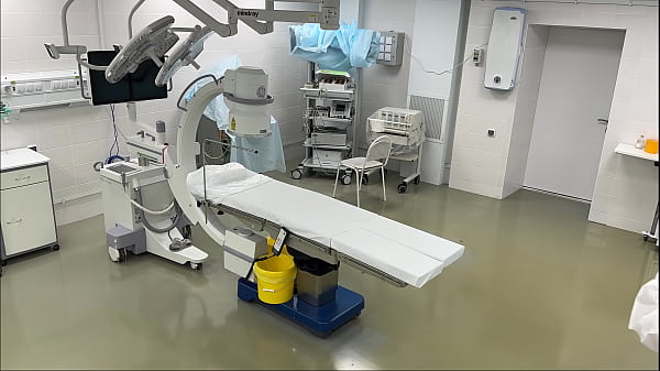 Surveillance Cam At Unscripted Hospital With Fake Doctor , Round Booty Patient Was Smashed So Hard