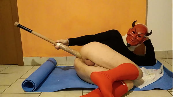 30 Centimeters Of Baseball Bat All On My Crazy Butt! (vid.2)
