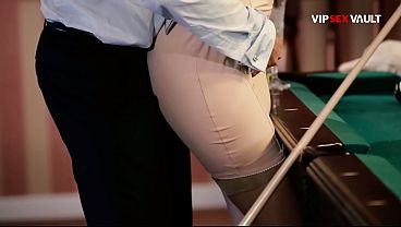 Drooly Deepthroat On Her Knees... She Chokes And Works His Dick With Both Hands