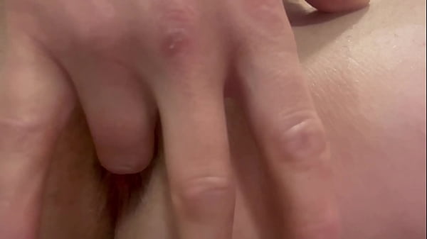 Work Banging A Smooth Shaved Asshole And Playing With My Massive Cock