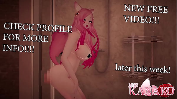 I SADDLE This DILDO While You Watch Me In The SHOWER!!!!! SEXY CATGIRL In SHOWER!!!!