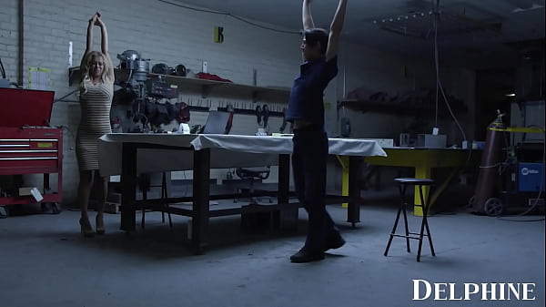 Delphine Films- Co-Workers Katie Morgan And David Lee Stuff On The Boss's Desk