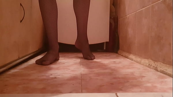 Sissy Scorching Solo Enema In Bathroom