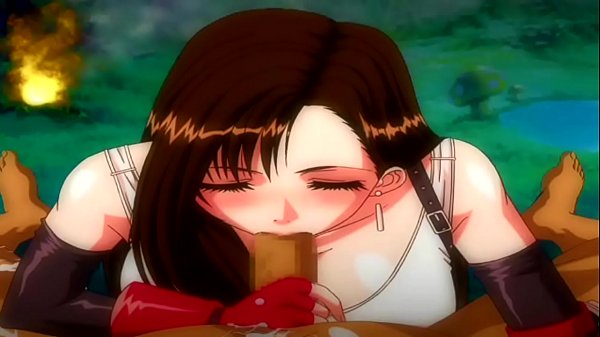 Final Fantasy VII - Tifa's Handjob, Oral & Boobjob