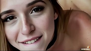 Stepfather Stuffing Doll At Home | Massive Butt Light-haired Step-daughter And Sultry Cunt Peak | Virtual Sex [AI]