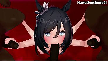 Eishin Flaunt BBC Gangbang — Uma Musume