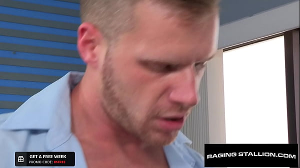 Hairy Employee Pranks Stud Supervisor N'Gets Railed For It - Brian Bonds, Bravo Delta - RagingStallion