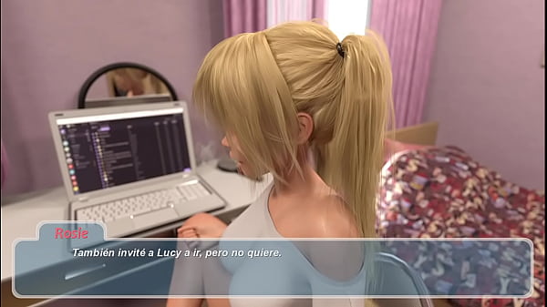 8- ROSIE Le Dice A Su PAPÁ Que Quiere Ir A La PLAYA | Happy Summer Rosie | Gameplay | Novela Visual En Español | Videojuego PORNO