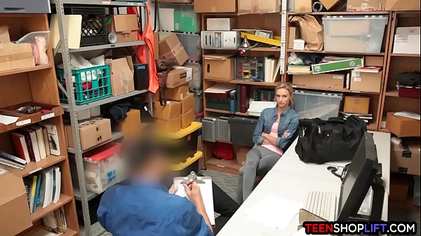 Thin Cutie Steals From A Store And Gets Caught By Security