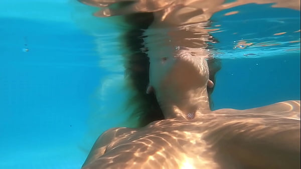 Neighbours Watching Us Fuck In The Pool! Then STEAMY, ASTONISHING Sex In Bed!