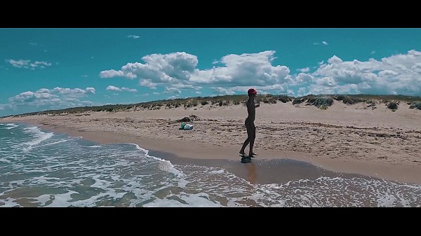 BEHIND DRIVER XXX - Undressed Russian Nudist Girl Sasha Bikeyeva On On The Public Beaches Of Valencia