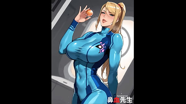 Samus Aran VS Alien Part 1