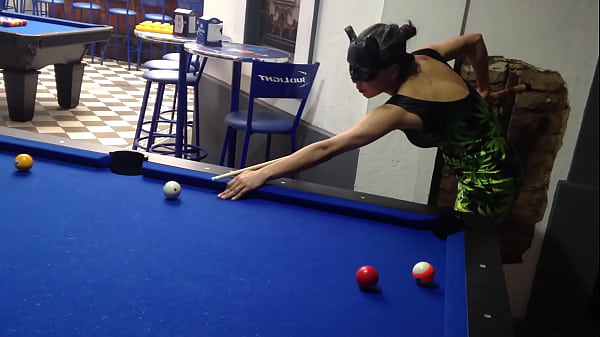 Gatita Stoner En El Billar