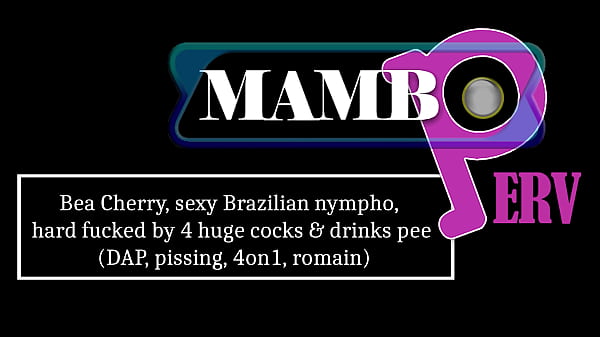 Bea Cherry, Sultry Brazilian Whore, Hard Hammerred By 4 Huge Cocks & Drinks P1e (DAP, Dry Version, 4on1, Relentless Sex, Backdoor Only, Romain, BBC, ATM, Double BJ) OB471