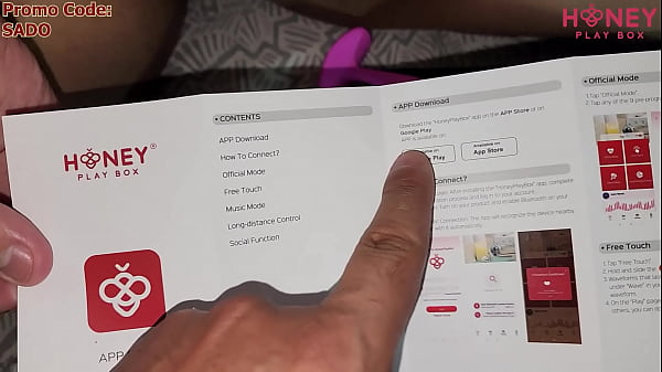 With His Cellphone He Can Master This Honey Play Box Vibrator To Fuck My Ass. Get 20% Off With Code: SADO