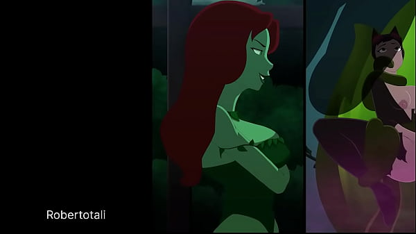 Poison Ivy Seduces Catwoman And Batgirl With Her Rod