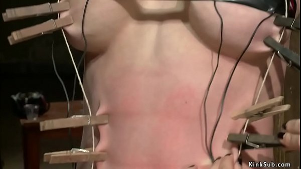 Voluptuous Plugged And Nailed In Public