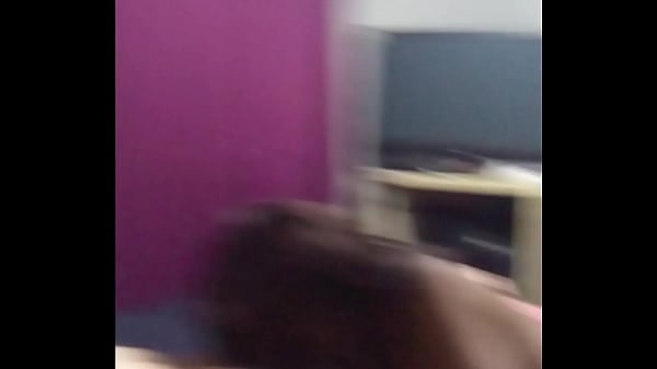 Hot Black Chick Savors Blowing White Rod For Dinner