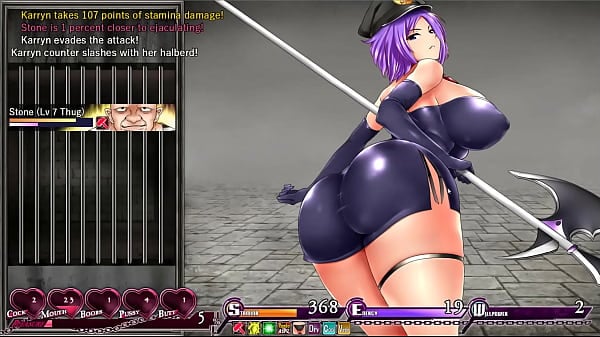 Karryn's Prison [RPG Hentai Game] Ep.4 Warden First Stroking After Being Strip Off By Prisoners
