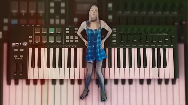 Charming Gal In Minidress Adores Dancing In Music Videos