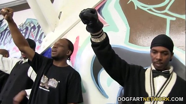Katie Kox Gets Her Face Jizzed By Black Fellas