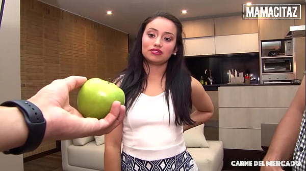 CARNE DEL MERCADO - (Pedro Nel, Milena Alvarez) - Nubile Latina Chick Slippery And Ready For Prick