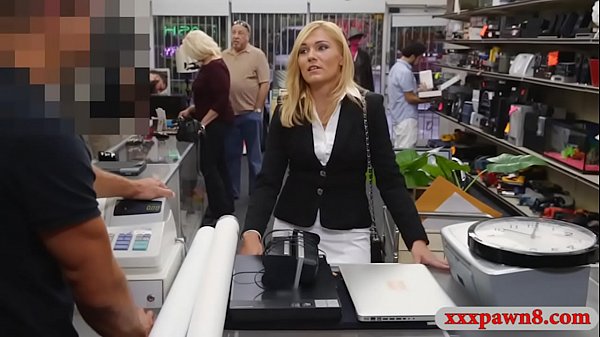 Sultry Golden-haired MOMMY Slammed By Pawn Keeper