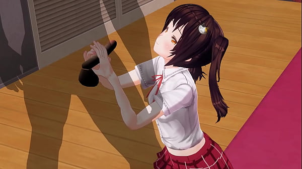 無修正アニメ　いもーとが初めてのフェラでオナサポASMR
