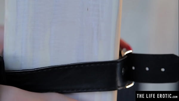Smoking Bdsm Teen In Crotchless Leather Panties Masturbates To Peak