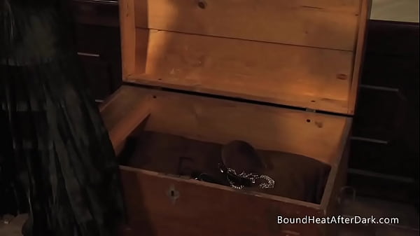 Lesbian Sub Receives Collar And Chain As A Gift