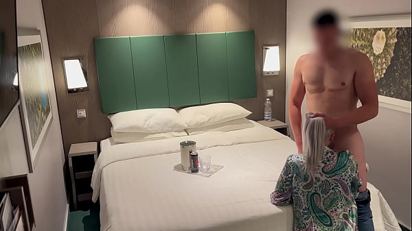 I Call The Doll At The Hotel Reception To Bring Me A Soft Drink And She Helps Me Finish By Handing Me A Bj Until I Cream