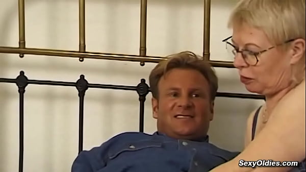 Light-haired Pale Unscripted German Granny Fuck With A Toyboy