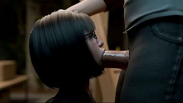 FreshWomen [Season 3] | 18yo Big-breasted Little Asian Nerdy Coed With Glasses Offers Bj And Gets Her Narrow Pussy Creampied Doggystyle By Massive Member | 3D Animated Porn Game