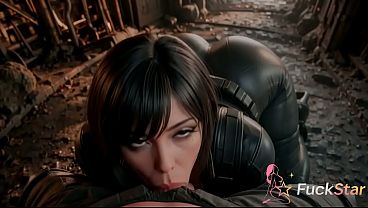 I Caught This Hot Spy Red-handed, Tied Her Up And Made Her Pay With Her Tight Snatch For The Secret Data [AI]