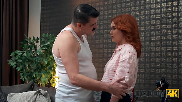 DADDY4K. Red-haired Goes Completely Crazy And Jumps On Daddy's Cock