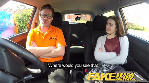 Fake Driving School New Learners Narrow Pussy Widenned By Instructors Pole