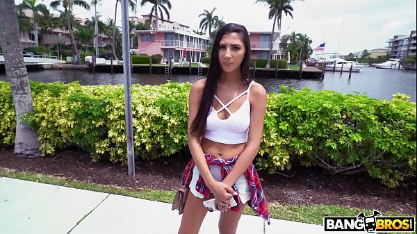 BANGBROS - The Drill Bus Interviews Newbie Gianna Dior On The Streets Of Miami!