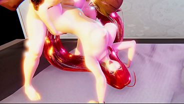 HS DxD Hentai - Rias Gremory Smashed Relentless In His Beedroom - Japanese Asian Manga Anime Cartoon Game Porn Video Animation