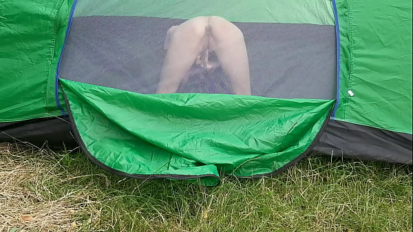 I Peeping On My Stepsis Masturbating In A Tent Outside And Jiggling With Release - Lesbian Illusion Chicks