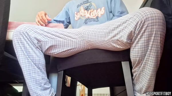 Hotsportfitboy Jerks Off Gigantic Vigorous Shaft On Chair Until Big Cumblast