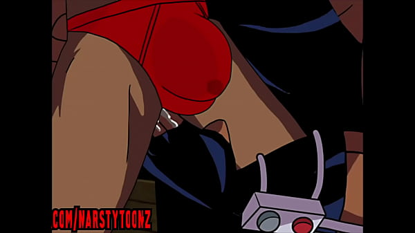 Animated Hero Gets Captured And Rubbed By A Villain