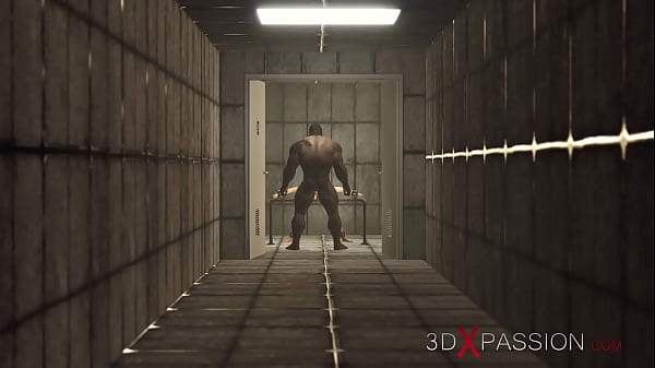 BDSM In Prison. A Sexy Cuffed Raven-haired With Many Breasts Gets Screwed Powerful By A Big Black Cock