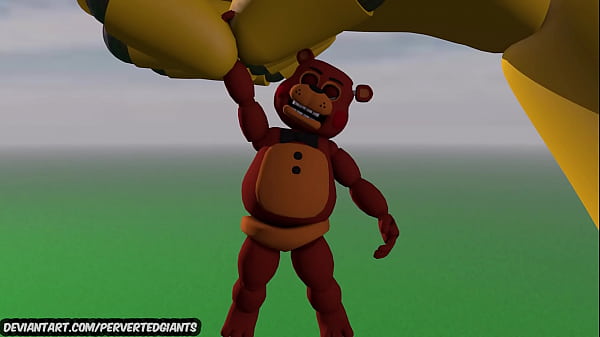 Toy Chica Giantess Pantis Trick